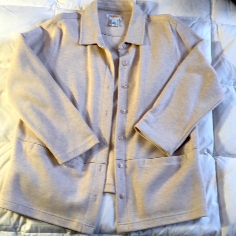 Talbots cardigan with pockets.